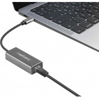 Karta Sieciowa Natec Cricket USB-C 3.1 1x RJ45 1Gb Na Kablu