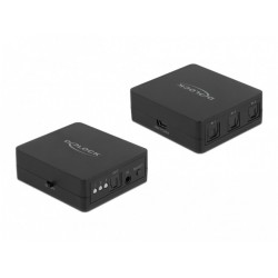 Switch Delock 3x Toslink Z Pilotem Na Podczerwień I Zasilanie USB