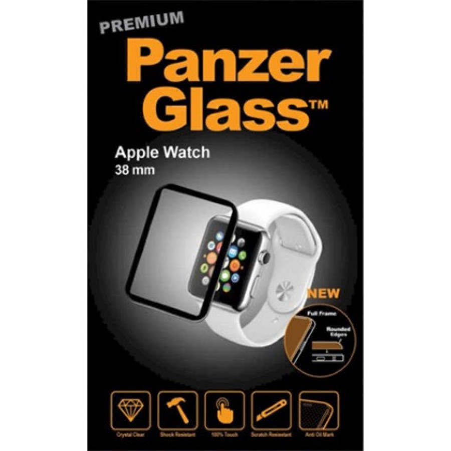 Szkło Panzerglass Do Apple Watch 7 45mm Antybakteryjne Czarny