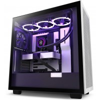 Obudowa NZXT H7 Flow Z Oknem Czarno-Biała