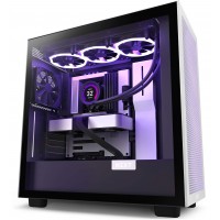 Obudowa NZXT H7 Flow Z Oknem Czarno-Biała