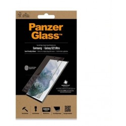 Szkło Hartowane Panzerglass Do Samsung Galaxy S22 Ultra 5g Antybakteryjne Czarny Do Etui