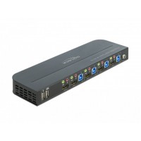 Switch KVM Delock 4x HDMI USB+Audio 4k 60 Hz