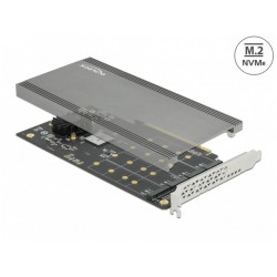 Karta PCI Express X16->4x M.2 Key M Nvme Delock