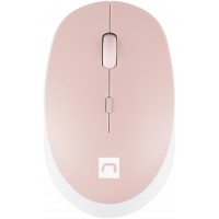 Mysz Natec Harrier 2 Bezprzewodowa 1600dpi Bluetooth 5.1 Biało-Różowa