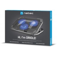 Podstawka Chłodząca Pod Laptopa Natec Oriole 15.6-17.3" Z 3 Wentylatorami, Podświetlenie, 2 USB