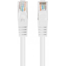 Patchcord Kat.5e Utp 0.5m Biały Fluke Passed Lanberg 10-Pack