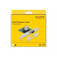 Karta PCI Express X1->1x Serial RS-232 Delock