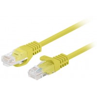 Patchcord Kat.5e Utp 1m Żółty Fluke Passed Lanberg 10-Pack