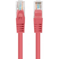 Patchcord Kat.5e Utp 1.5m Czerwony Fluke Passed Lanberg 10-Pack