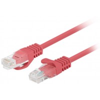 Patchcord Kat.6 Utp 0.25m Czerwony Fluke Passed Lanberg 10-Pack