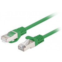 Patchcord Kat.6 Ftp 0.25m Zielony Fluke Passed Lanberg 10-Pack