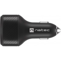 Ładowarka Samochodowa Natec Coney 2x USB 1x USB-C Power Delivery 3.0 84W QC3.0 Czarna