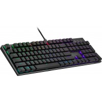 Klawiatura Dla Graczy Cooler Master SK652 Podświetlenie RGB Mechaniczna Low Profile Switch Red