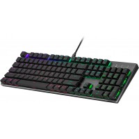 Klawiatura Dla Graczy Cooler Master SK652 Podświetlenie RGB Mechaniczna Low Profile Switch Red