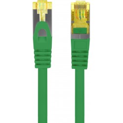 Patchcord Kat.6a S/FTP Lszh Cu 0.5m Zielony Fluke Passed Lanberg