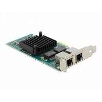 Karta PCI Express X1->2x Gigabit Lan ŚLEDź Low Profile Delock