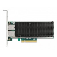 Karta PCI Express X8->2x 10Gb Lan ŚLEDź Low Profile Delock