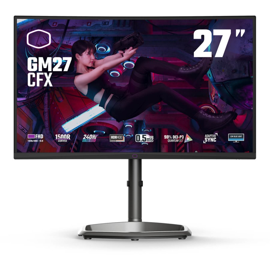 Monitor Cooler Master GM27-FQS 27" Zakrzywiony 240Hz FHD 0.5ms