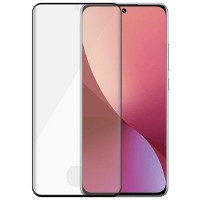 Szkło Hartowane Panzerglass Do Xiaomi Mi 12/12x Antybakteryjne Czarny Do Etui