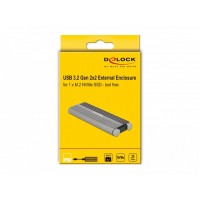 Obudowa SSD Zewnętrzna Delock M.2 Nvme PCIE SSD USB-C 3.2 Gen 2x2