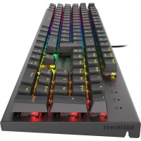 Klawiatura Dla Graczy Genesis Thor 303 Black Czeska/Słowacka Podświetlenie RGB Mechaniczna Red Switch Hot Swap