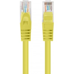 Patchcord Kat.5e UTP 7.5m Żółty Fluke Passed Lanberg