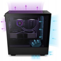 Obudowa NZXT H5 Flow Midi Tower Z Oknem Czarna