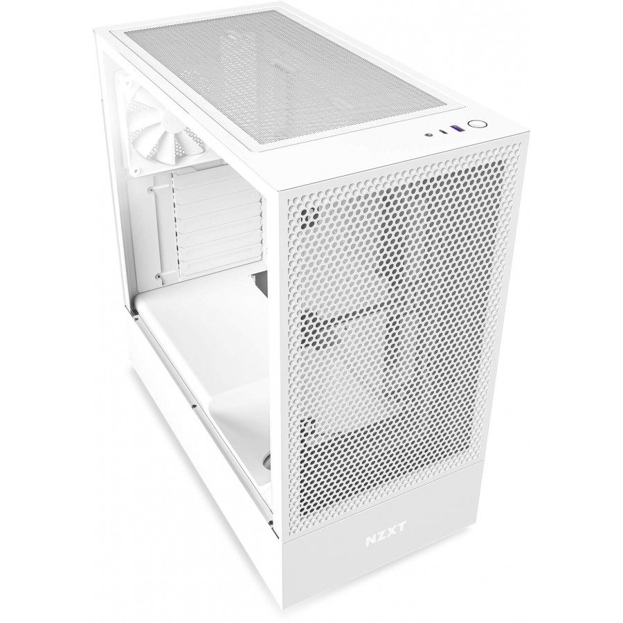 Obudowa NZXT H5 Flow Midi Tower Z Oknem Biała