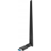 Bezprzewodowa Karta Sieciowa Wifi Lanberg NC-1200-WIE USB 3.0 AC1200 Dual Band 1 Wewn. +1 Zewn. Ant.