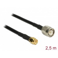 Kabel Antenowy Tnc(M)->Sma(M) 2.5m CFD200 Low Loss Delock