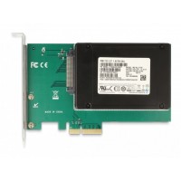 Karta PCI Express X4->1x U.2 Nvme SFF-8639 2.5" Delock