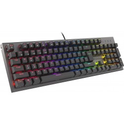 Klawiatura Dla Graczy Genesis Thor 303 Black Podświetlenie RGB Mechaniczna Red Switch Hot Swap