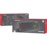 Klawiatura Dla Graczy Genesis Thor 303 Black Podświetlenie RGB Mechaniczna Red Switch Hot Swap