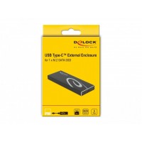 Obudowa SSD Zewnętrzna Delock M.2 USB-C 3.1 Gen 2 Czarny