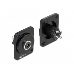 Moduł Gniazdo Złącze Lutowane->Minijack 3.5mm(F) 3pin D-Type Delock