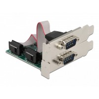 Karta PCI Express X1->2x Serial RS-232 Delock