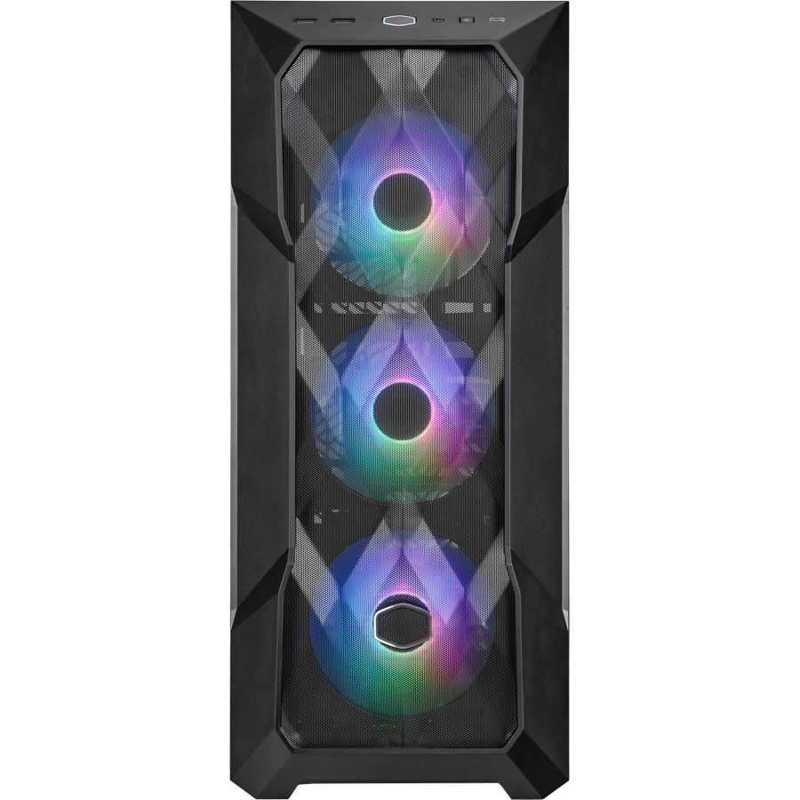 Obudowa Cooler Master Masterbox TD500 V2 Mesh Midi Tower Z Oknem LED ARGB Czarna + Kontroler