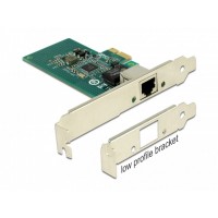 Karta Sieciowa Delock PCI Express X1 1x RJ45 1Gb Śledź Low Profile