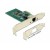 Karta Sieciowa Delock PCI Express X1 1x RJ45 1Gb Śledź Low Profile