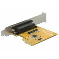 Karta PCI Express X1->2x Serial RS-232 921k Z Zabezpieczniem Esd Źródła Napięcia Delock