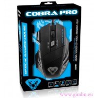 Mysz Dla Graczy Cobra PRO - 800/1600/2400/3200dpi, iluminacja świetlna MT1115