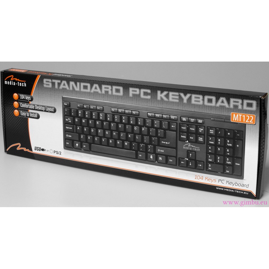 STANDARD PC KEYBOARD - Klawiatura desktop PS/2