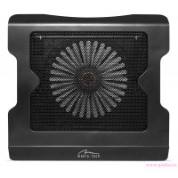 HEAT BUSTER 2 - Podstawka chłodząca laptop 15,6", wentylator 16cm, dwa kąty nachylenia, wyłącznik