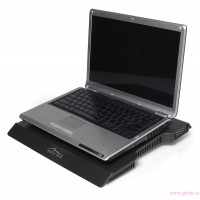 HEAT BUSTER 2 - Podstawka chłodząca laptop 15,6", wentylator 16cm, dwa kąty nachylenia, wyłącznik