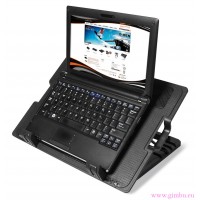 HEAT BUSTER 4 - Zaawansowana podkładka chłodząca laptop 15.6", wentylator 16cm, pięć kątów nachylenia