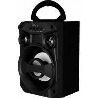 BOOMBOX LT - Kompaktowy głośnik Bluetooth, moc 300W PMPO. Radio FM, MP3, AUX, USB, micro SD, wymienny akumulator Li-Ion MT3155