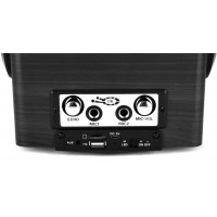 MT3159 BOOMBOX PRO BT Kompaktowy głośnik Bluetooth 3.0 z karaoke. 2x głośniki 3" i 1x 4", FM, MP3, LED, akumulator litowy, mikrofon, 18W RMS