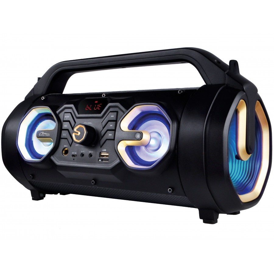 Głośnik Bluetooth U-TUBE BT - Boombox BT 5.0+EDR z karaoke 18W RMS, FM, MP3, aku Li-Ion MT3163