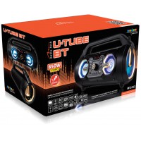 Głośnik Bluetooth U-TUBE BT - Boombox BT 5.0+EDR z karaoke 18W RMS, FM, MP3, aku Li-Ion MT3163